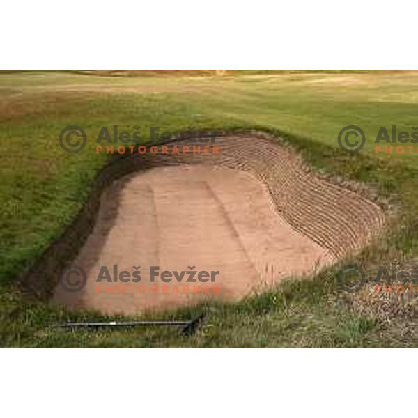 Old course St.Andrews links during 150th Open practice round in Scotland on July 13, 2022