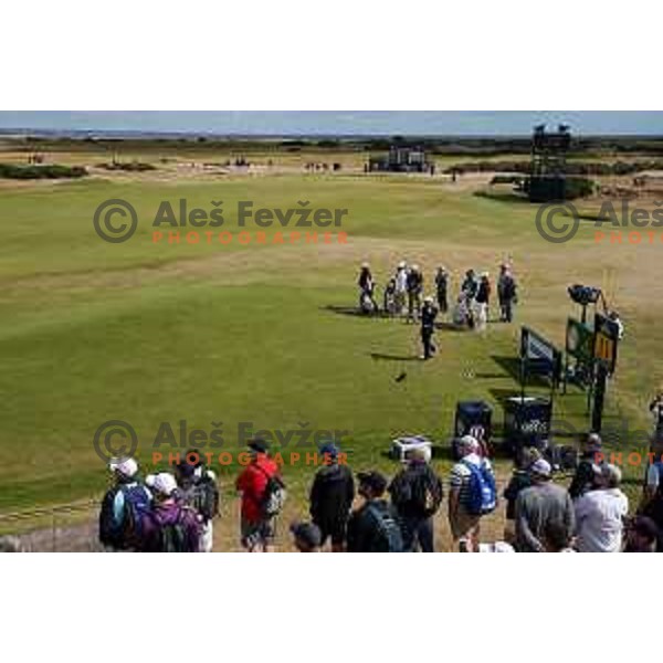 Old course St.Andrews links during 150th Open practice round in Scotland on July 13, 2022