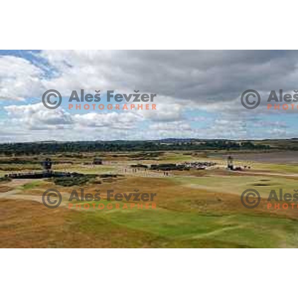 Old course St.Andrews links during 150th Open practice round in Scotland on July 13, 2022