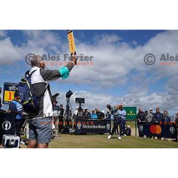 Old course St.Andrews links during 150th Open practice round in Scotland on July 13, 2022