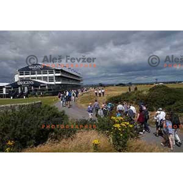 Old course St.Andrews links during 150th Open practice round in Scotland on July 13, 2022