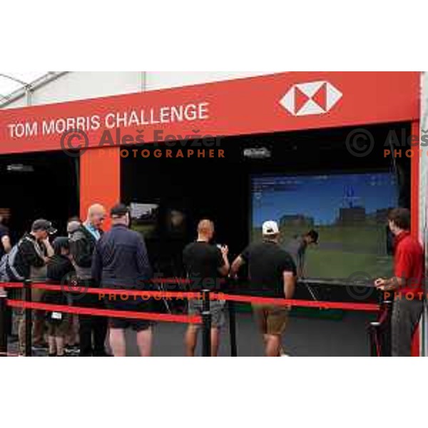 Old course St.Andrews links during 150th Open practice round in Scotland on July 13, 2022