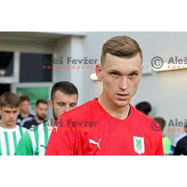 Matevz Vidovsek in during Prva Liga Telemach 2022-2023 football match between Olimpija and Mura in SRC Stozice, Ljubljana, Slovenia on July 17, 2022