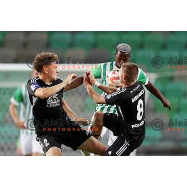 Samuel Lopes Robalo Pedro in action during Prva Liga Telemach 2022-2023 football match between Gorica and Bravo in Gorica, Slovenia on July 18, 2022