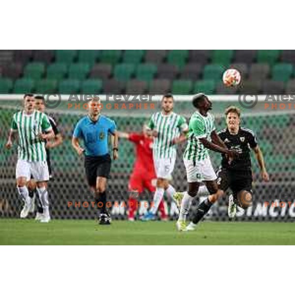 Samuel Lopes Robalo Pedro in action during Prva Liga Telemach 2022-2023 football match between Gorica and Bravo in Gorica, Slovenia on July 18, 2022