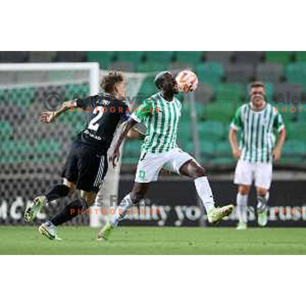 Samuel Lopes Robalo Pedro in action during Prva Liga Telemach 2022-2023 football match between Gorica and Bravo in Gorica, Slovenia on July 18, 2022