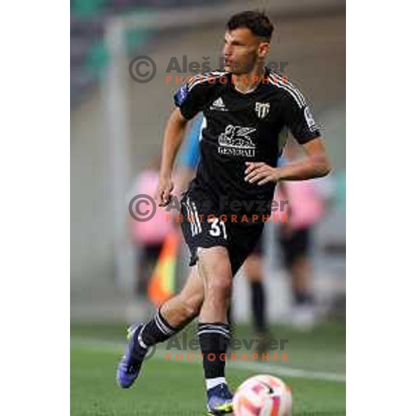 in action during Prva Liga Telemach 2022-2023 football match between Gorica and Bravo in Gorica, Slovenia on July 18, 2022