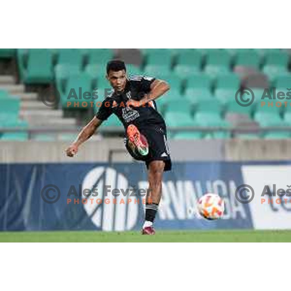 in action during Prva Liga Telemach 2022-2023 football match between Gorica and Bravo in Gorica, Slovenia on July 18, 2022