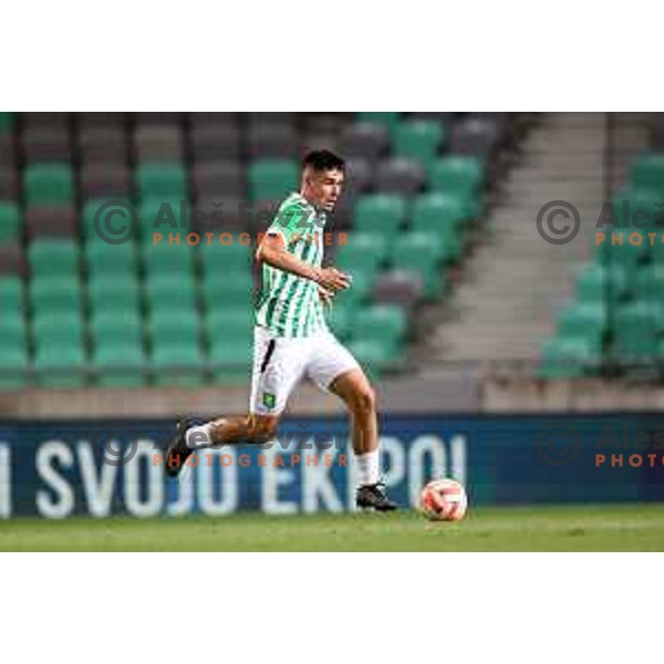 Svit Seslar in action during Prva Liga Telemach 2022-2023 football match between Gorica and Bravo in Gorica, Slovenia on July 18, 2022