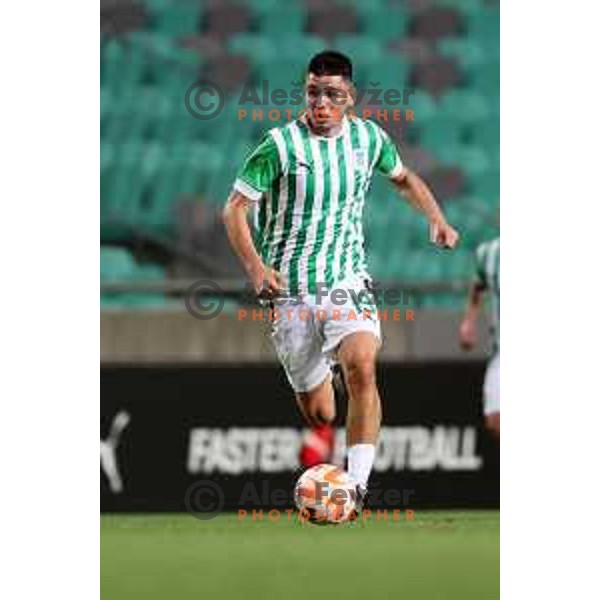 Svit Seslar in action during Prva Liga Telemach 2022-2023 football match between Gorica and Bravo in Gorica, Slovenia on July 18, 2022