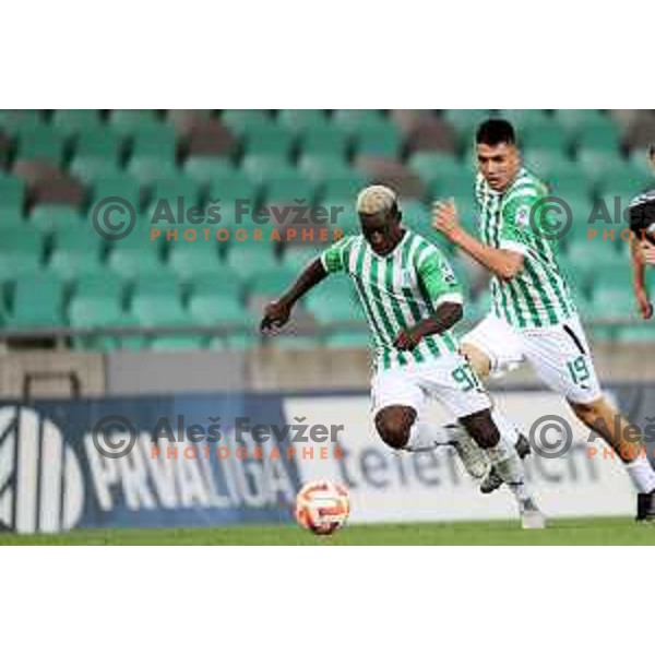 Aldair Djalo in action during Prva Liga Telemach 2022-2023 football match between Gorica and Bravo in Gorica, Slovenia on July 18, 2022