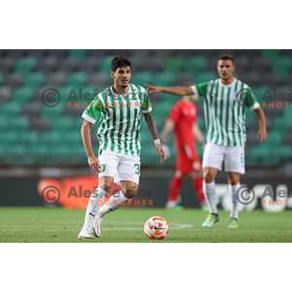 Agustin Doffo in action during Prva Liga Telemach 2022-2023 football match between Gorica and Bravo in Gorica, Slovenia on July 18, 2022