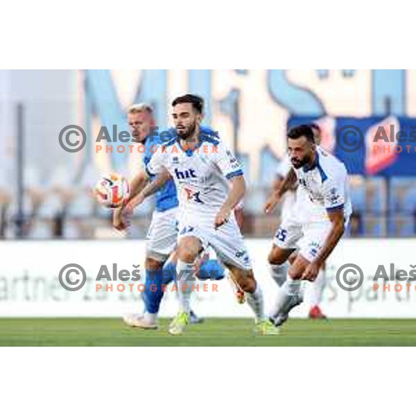 in action during Prva Liga Telemach 2022-2023 football match between Gorica and Bravo in Gorica, Slovenia on July 18, 2022