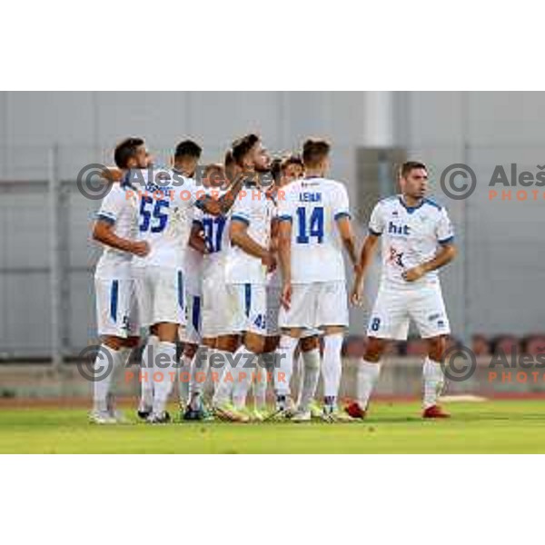 in action during Prva Liga Telemach 2022-2023 football match between Gorica and Bravo in Gorica, Slovenia on July 18, 2022