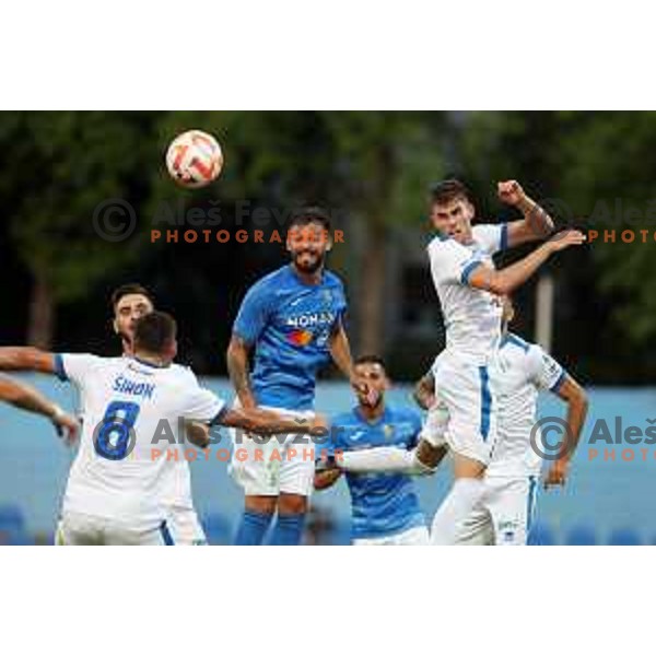 Nemanja Jaksic in action during Prva Liga Telemach 2022-2023 football match between Gorica and Bravo in Gorica, Slovenia on July 18, 2022