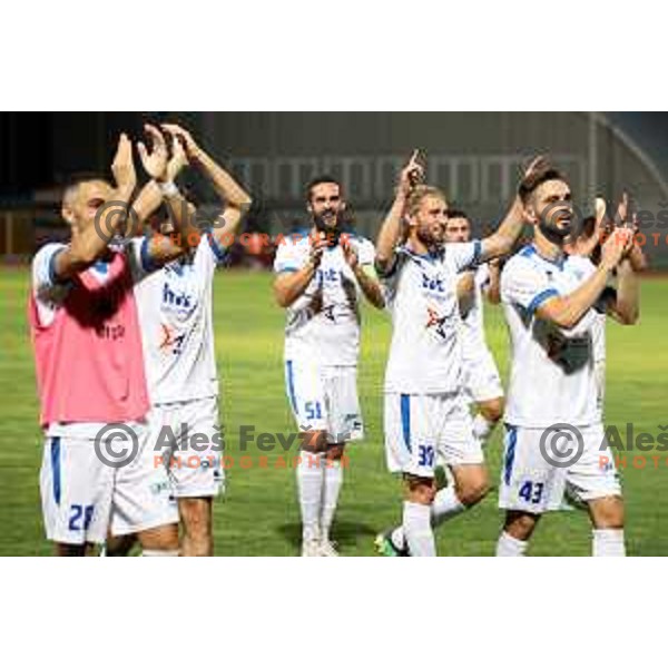 in action during Prva Liga Telemach 2022-2023 football match between Gorica and Bravo in Gorica, Slovenia on July 18, 2022