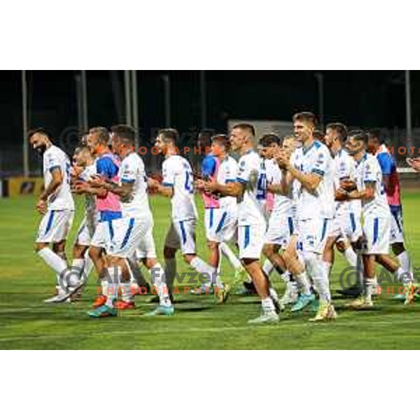 in action during Prva Liga Telemach 2022-2023 football match between Gorica and Bravo in Gorica, Slovenia on July 18, 2022