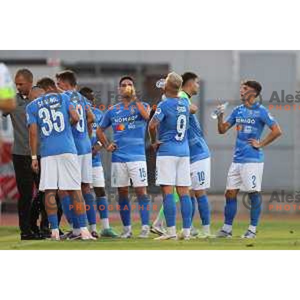 in action during Prva Liga Telemach 2022-2023 football match between Gorica and Bravo in Gorica, Slovenia on July 18, 2022