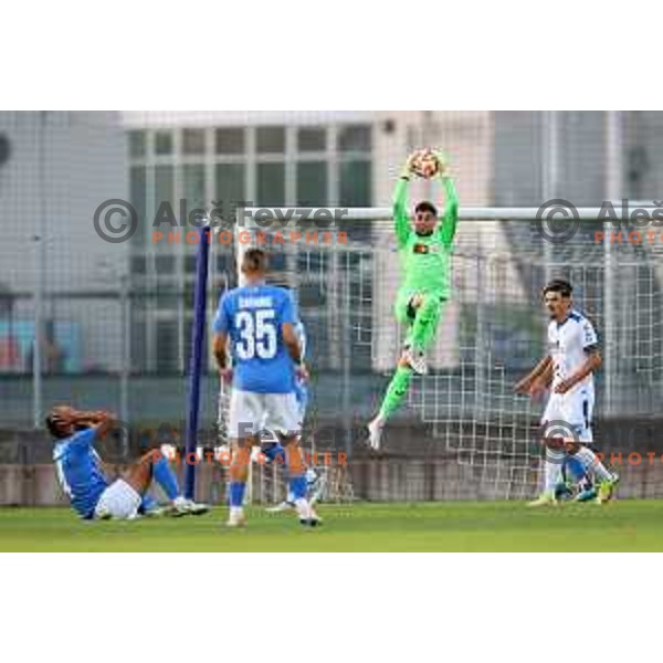 Matija Orbanic in action during Prva Liga Telemach 2022-2023 football match between Gorica and Bravo in Gorica, Slovenia on July 18, 2022