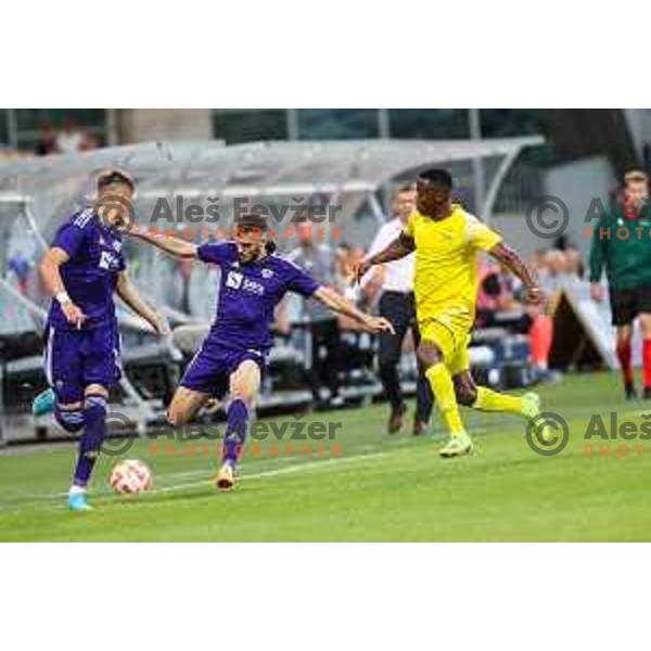 Danijel Sturm in action during UEFA Champions League qualifier between Maribor (SLO) and Sheriff Tiraspol (MOL) in Ljudski vrt, Maribor, Slovenia on July 20, 2022