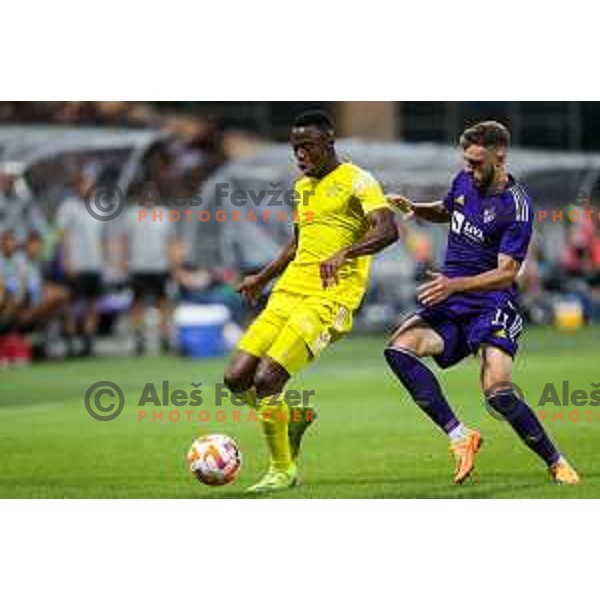 Danijel Sturm in action during UEFA Champions League qualifier between Maribor (SLO) and Sheriff Tiraspol (MOL) in Ljudski vrt, Maribor, Slovenia on July 20, 2022