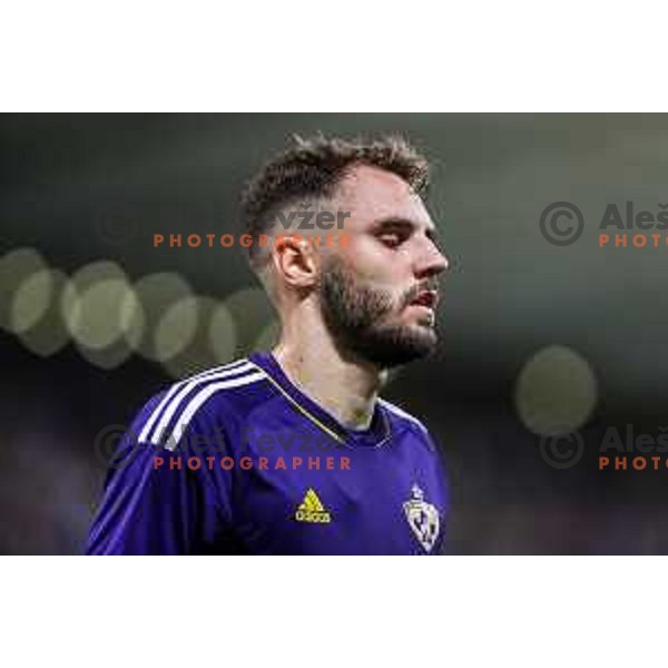 Danijel Sturm in action during UEFA Champions League qualifier between Maribor (SLO) and Sheriff Tiraspol (MOL) in Ljudski vrt, Maribor, Slovenia on July 20, 2022