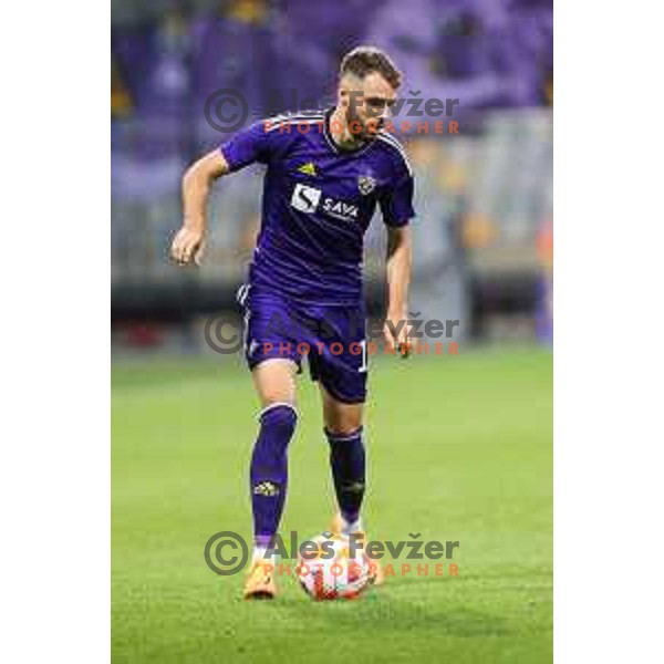 Danijel Sturm in action during UEFA Champions League qualifier between Maribor (SLO) and Sheriff Tiraspol (MOL) in Ljudski vrt, Maribor, Slovenia on July 20, 2022