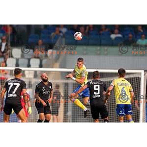 in action during UEFA Conference League Qualifier between Koper (SLO) and Vaduz (LIE) at Arena Bonifika, Koper, Slovenia on July 21, 2022