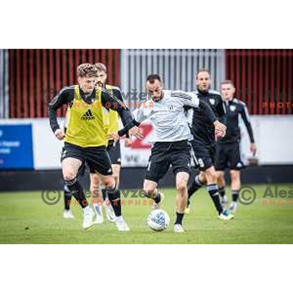 in action during UEFA Conference league qualifier football match between Saint Patrick’s Athletic and NS Mura in Richmond Park, Dublin, Ireland on July 21, 2022. Photo: Jure Banfi/www.alesfevzer.com