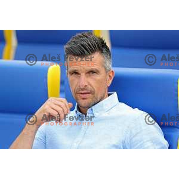 Zoran Zeljkovic, head coach of Koper during UEFA Conference League Qualifier between Koper (SLO) and Vaduz (LIE) at Arena Bonifika, Koper, Slovenia on July 21, 2022