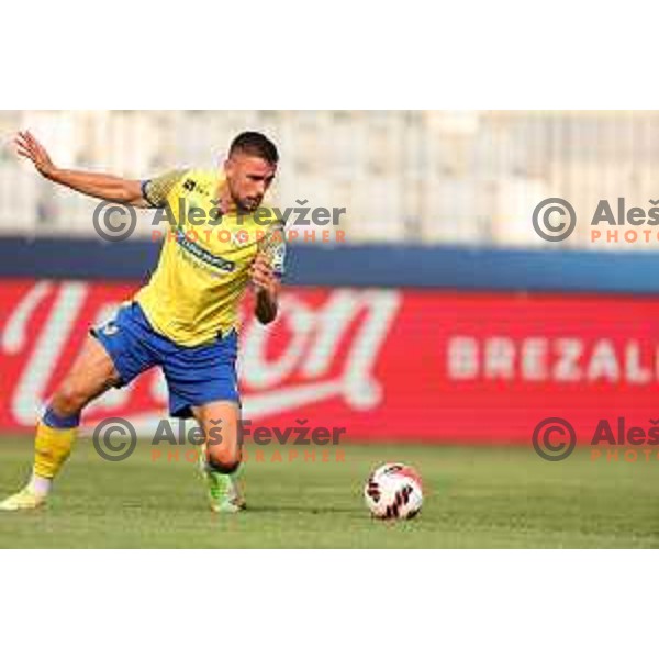 Dario Kolobaric in action during UEFA Conference League Qualifier between Koper (SLO) and Vaduz (LIE) at Arena Bonifika, Koper, Slovenia on July 21, 2022