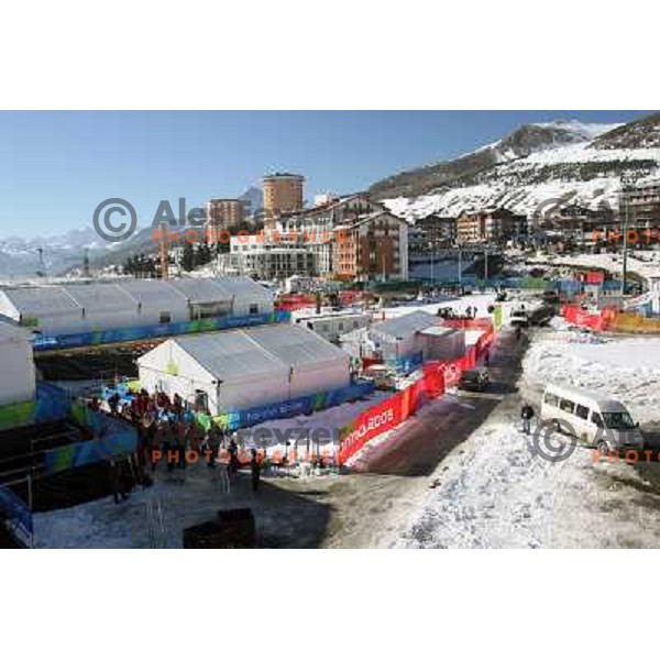 Olympic village in Sestriere during Torino 2006 Winter Olympic Games, Italy on February 10, 2006