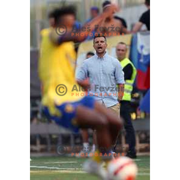 Zoran Zeljkovic, head coach of Koper during UEFA Conference League Qualifier between Koper (SLO) and Vaduz (LIE) at Arena Bonifika, Koper, Slovenia on July 21, 2022