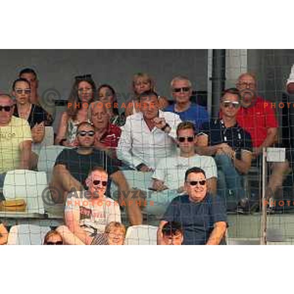 in action during UEFA Conference League Qualifier between Koper (SLO) and Vaduz (LIE) at Arena Bonifika, Koper, Slovenia on July 21, 2022