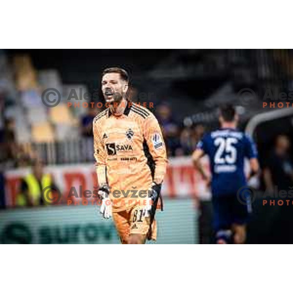 Menno Alexander Bergsen in action during Prva liga Telemach football match between Maribor and Gorica in Ljudski vrt, Maribor, Slovenia on July 23, 2022. Photo: Jure Banfi/www.alesfevzer.com