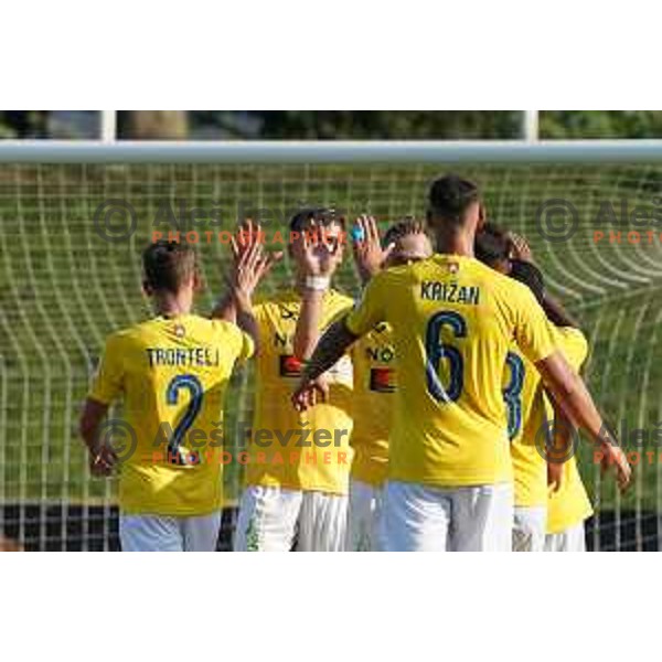 in action during Prva Liga Telemach 2022-2023 football match between Bravo and Koper in Ljubljana, Slovenia on July 24, 2022