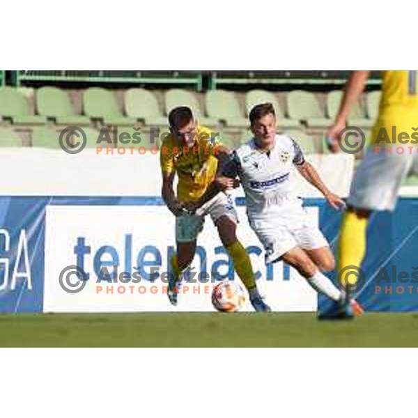 in action during Prva Liga Telemach 2022-2023 football match between Bravo and Koper in Ljubljana, Slovenia on July 24, 2022