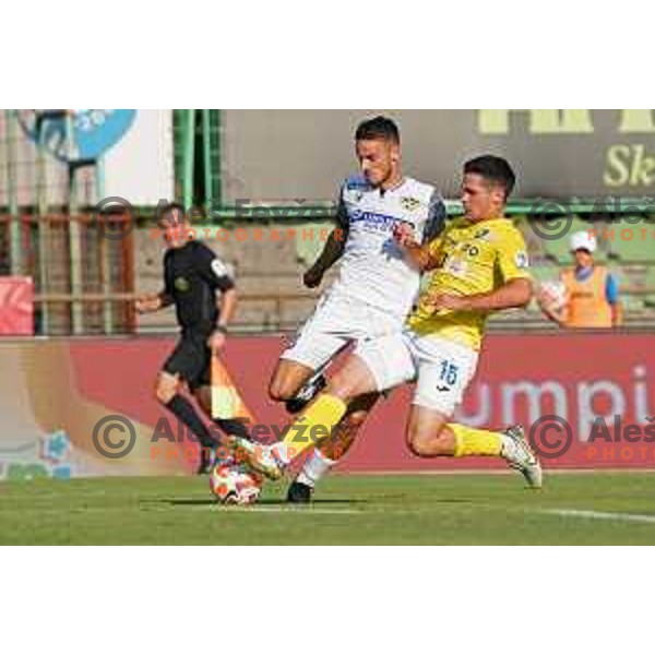 in action during Prva Liga Telemach 2022-2023 football match between Bravo and Koper in Ljubljana, Slovenia on July 24, 2022
