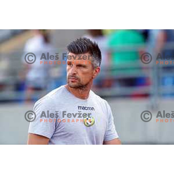Zoran Zeljkovic during Prva Liga Telemach 2022-2023 football match between Bravo and Koper in Ljubljana, Slovenia on July 24, 2022