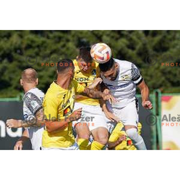 in action during Prva Liga Telemach 2022-2023 football match between Bravo and Koper in Ljubljana, Slovenia on July 24, 2022