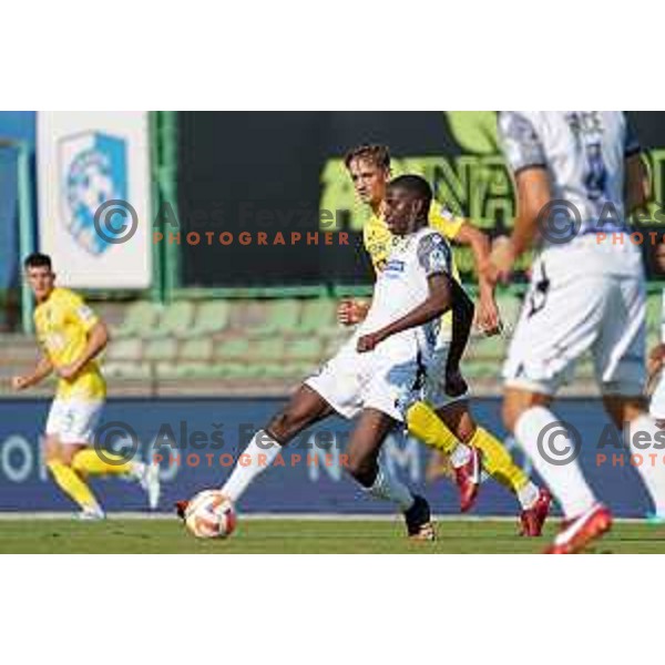 in action during Prva Liga Telemach 2022-2023 football match between Bravo and Koper in Ljubljana, Slovenia on July 24, 2022