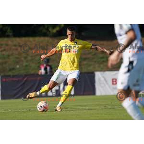 in action during Prva Liga Telemach 2022-2023 football match between Bravo and Koper in Ljubljana, Slovenia on July 24, 2022