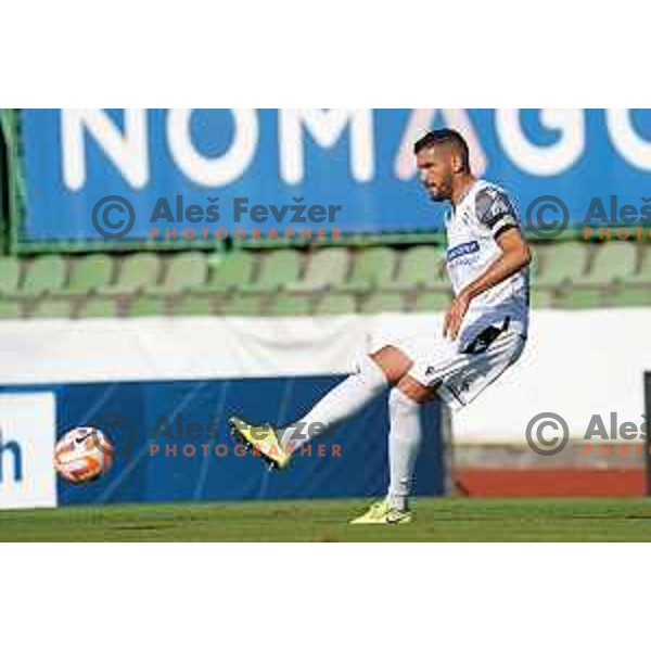 in action during Prva Liga Telemach 2022-2023 football match between Bravo and Koper in Ljubljana, Slovenia on July 24, 2022