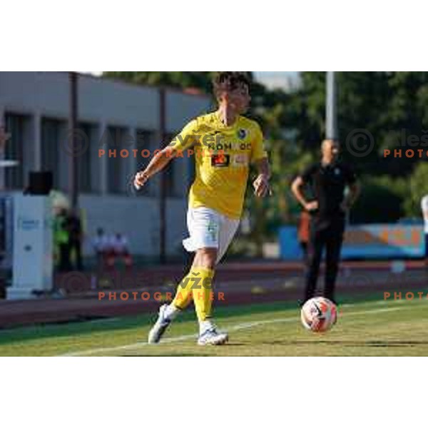in action during Prva Liga Telemach 2022-2023 football match between Bravo and Koper in Ljubljana, Slovenia on July 24, 2022