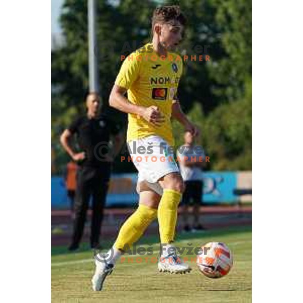 in action during Prva Liga Telemach 2022-2023 football match between Bravo and Koper in Ljubljana, Slovenia on July 24, 2022
