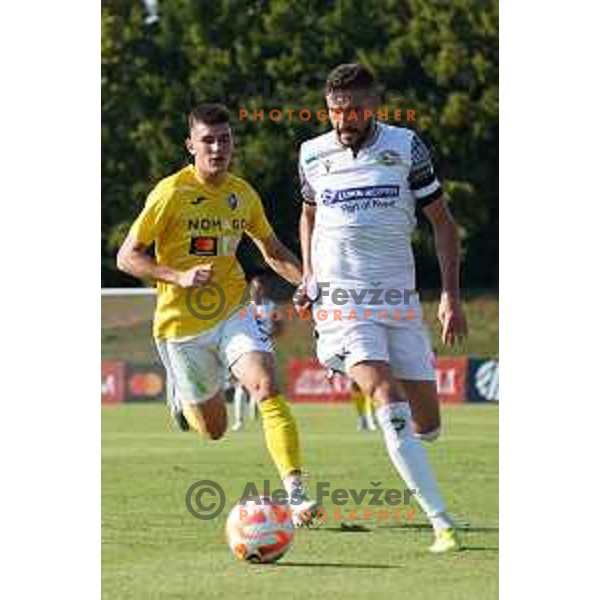 in action during Prva Liga Telemach 2022-2023 football match between Bravo and Koper in Ljubljana, Slovenia on July 24, 2022