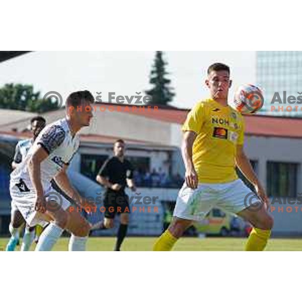 in action during Prva Liga Telemach 2022-2023 football match between Bravo and Koper in Ljubljana, Slovenia on July 24, 2022