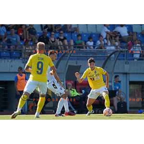 in action during Prva Liga Telemach 2022-2023 football match between Bravo and Koper in Ljubljana, Slovenia on July 24, 2022