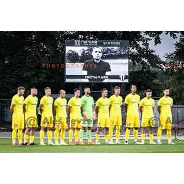In memory of Gorazd Gider during Prva liga Telekom football match between Mura and Domzale in Fazanerija, Murska Sobota, Slovenia on July 24, 2022. Photo: Jure Banfi