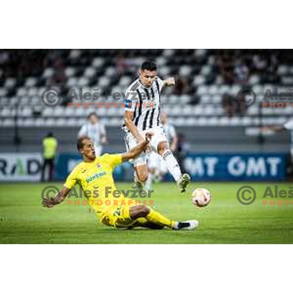 Mirlind Daku in action during Prva liga Telekom football match between Mura and Domzale in Fazanerija, Murska Sobota, Slovenia on July 24, 2022. Photo: Jure Banfi